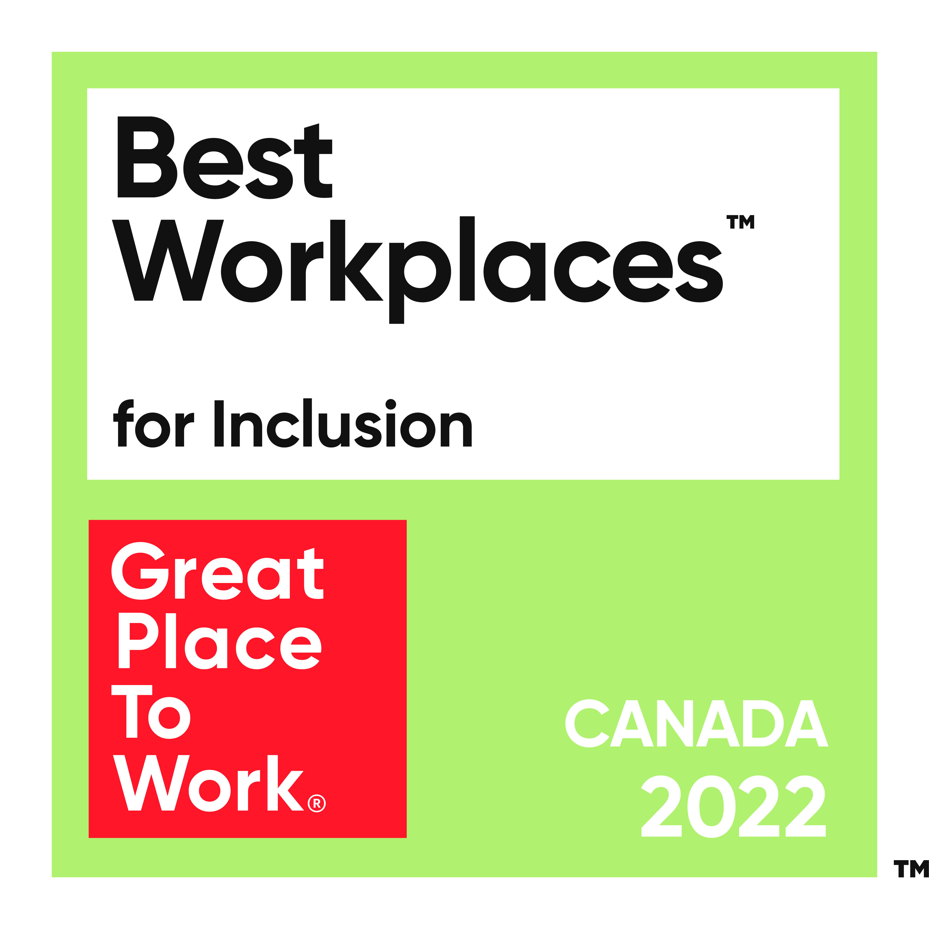 Badge Best Workplaces for Inclusion