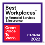 Badge Best Workplaces in Financial Services and Insurance